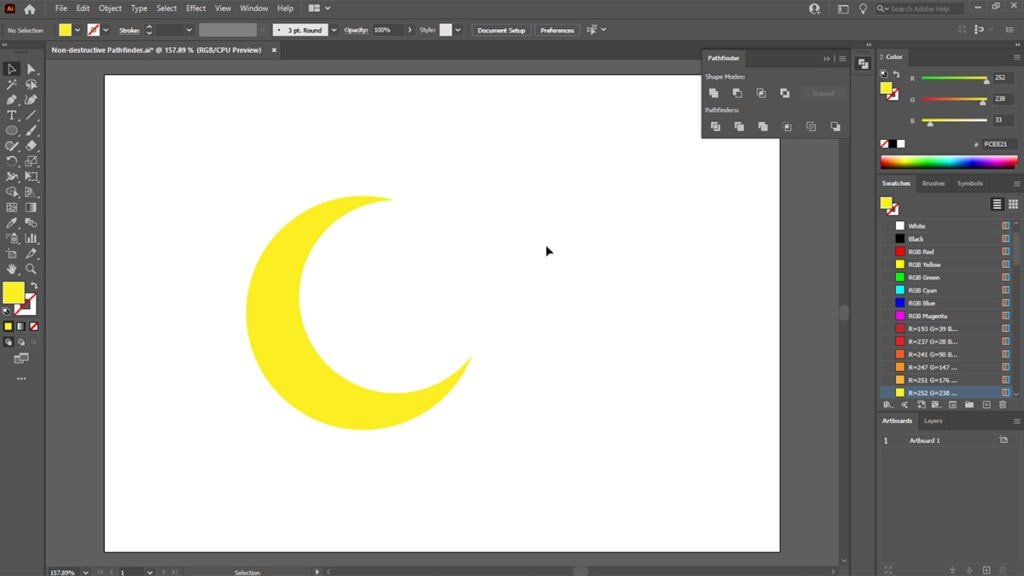 Exiting isolation mode in Adobe Illustrator
